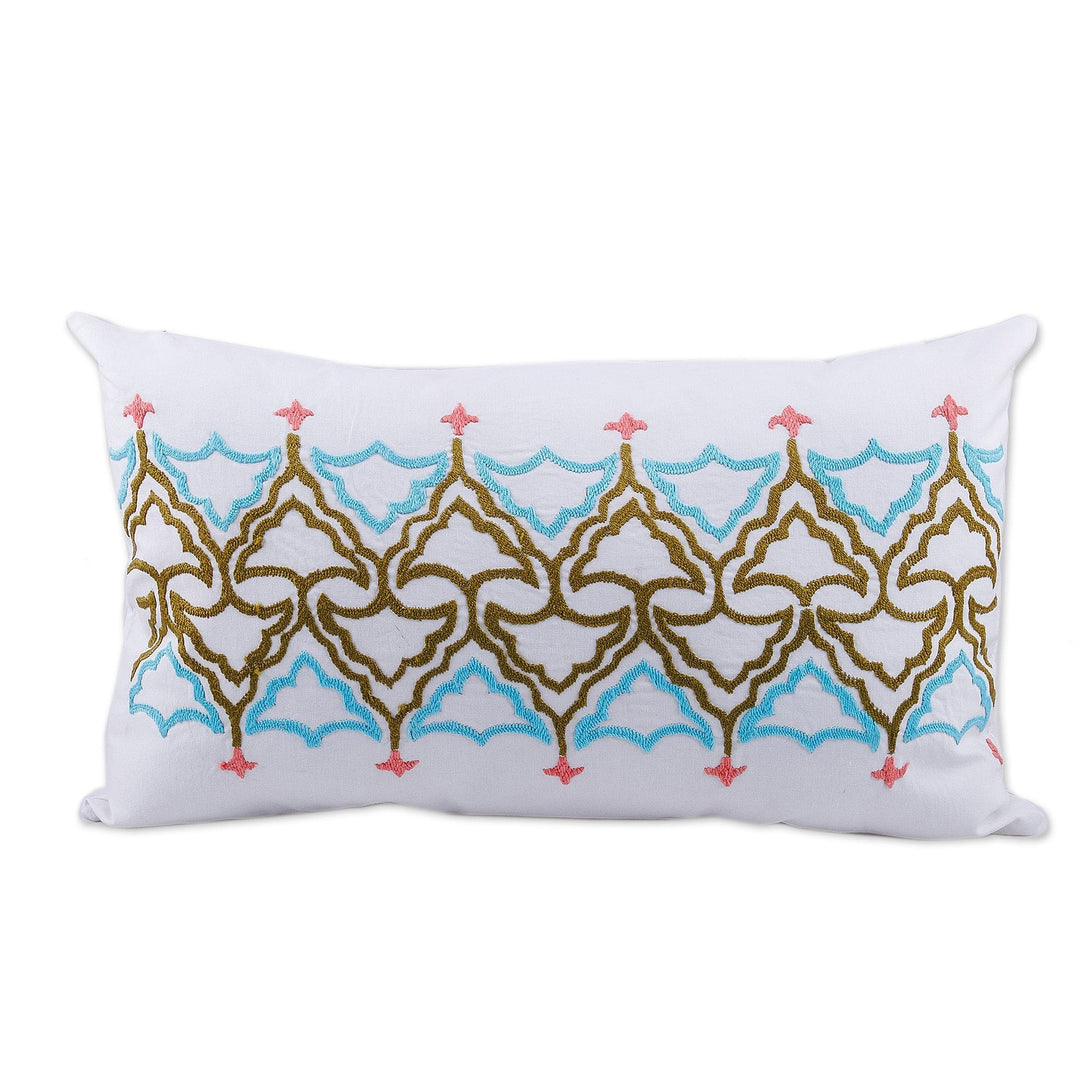 Traditional Tajik Embroidered Suzani Cotton Cushion Cover - Tajik Style