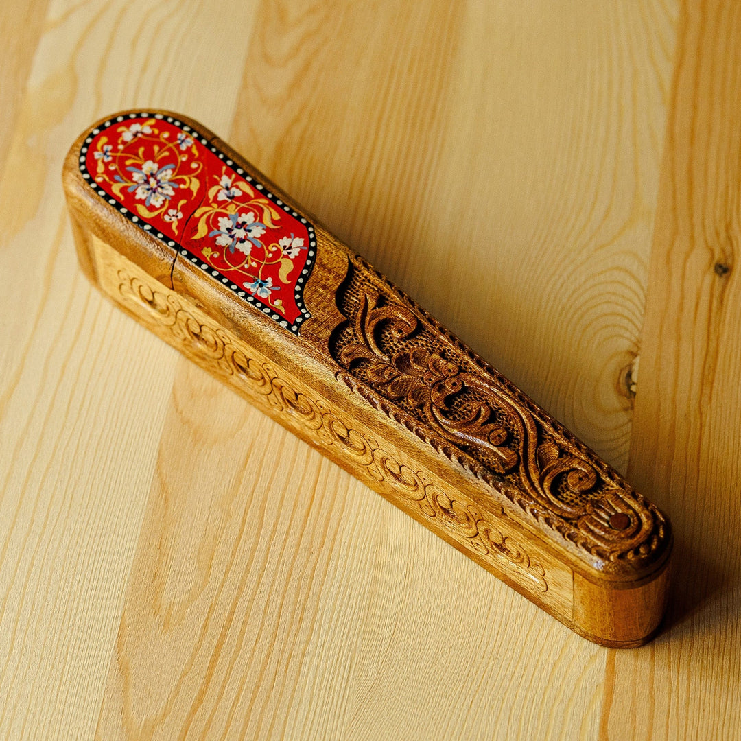 Oblong Spring in Red