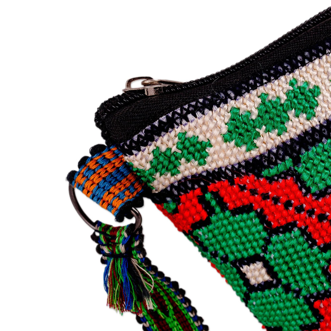 Classic Floral Patterned Iroki Embroidered Sling Bag - Iroki Paradise