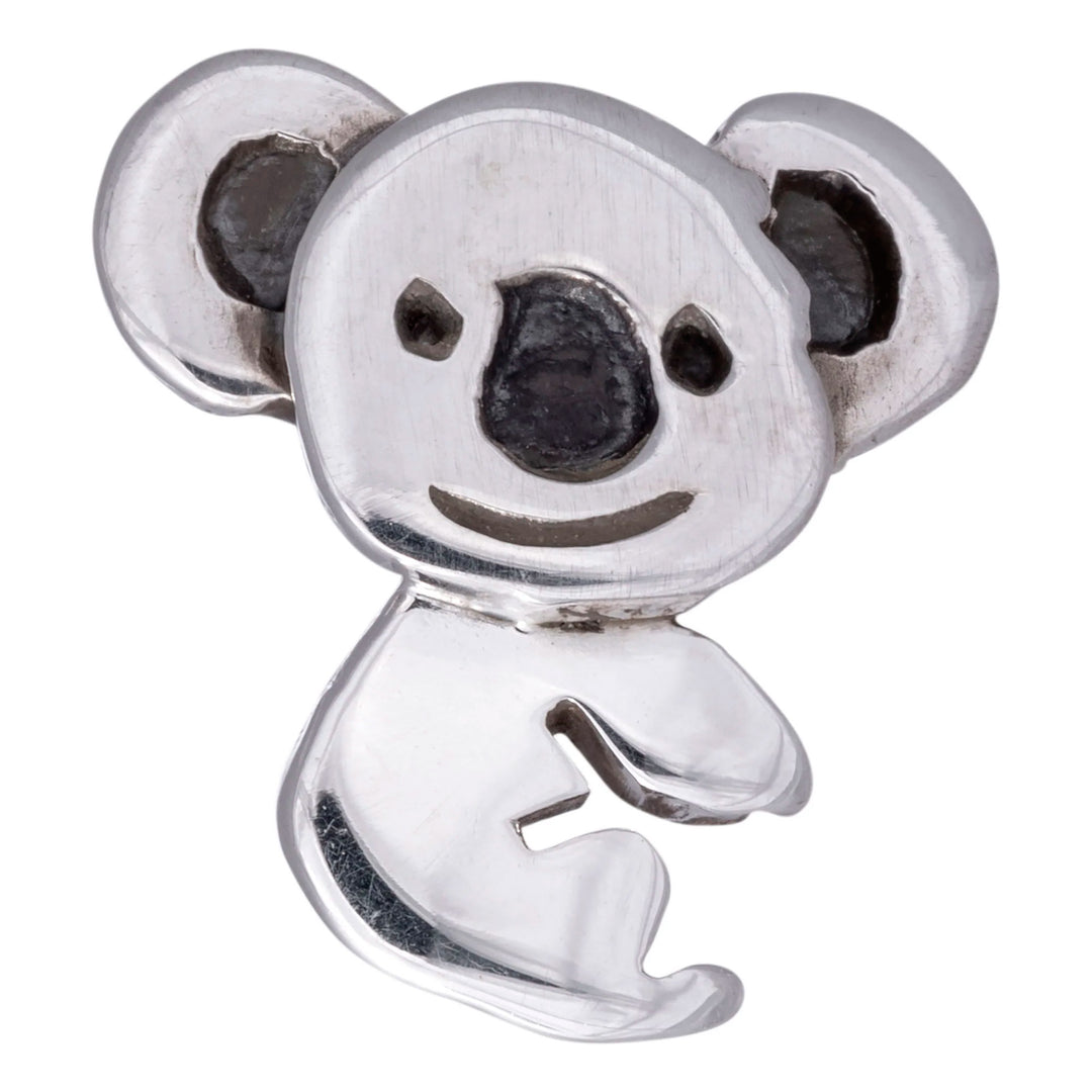 Sterling Silver Koala Stud Earrings from Mexico - Outback Charm