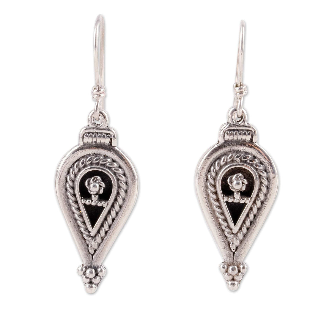 Classic Drop-Shaped Sterling Silver Dangle Earrings - Dame Drops