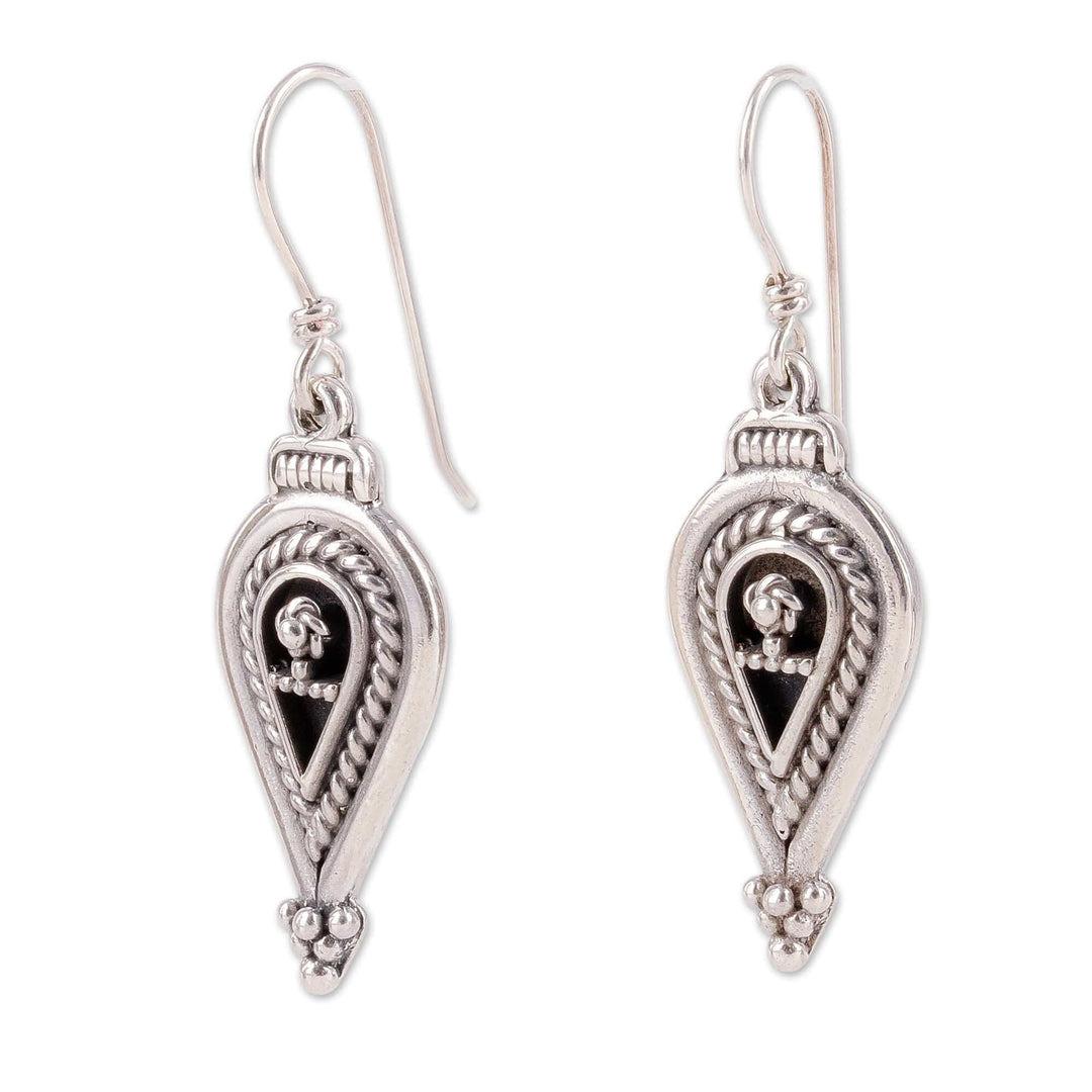 Classic Drop-Shaped Sterling Silver Dangle Earrings - Dame Drops