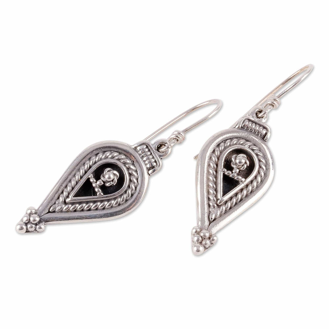 Classic Drop-Shaped Sterling Silver Dangle Earrings - Dame Drops