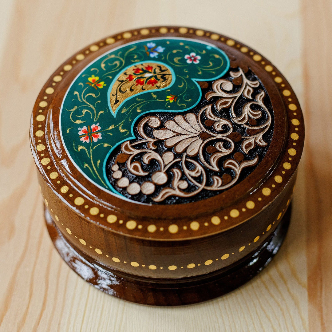Teal Paisley Glory