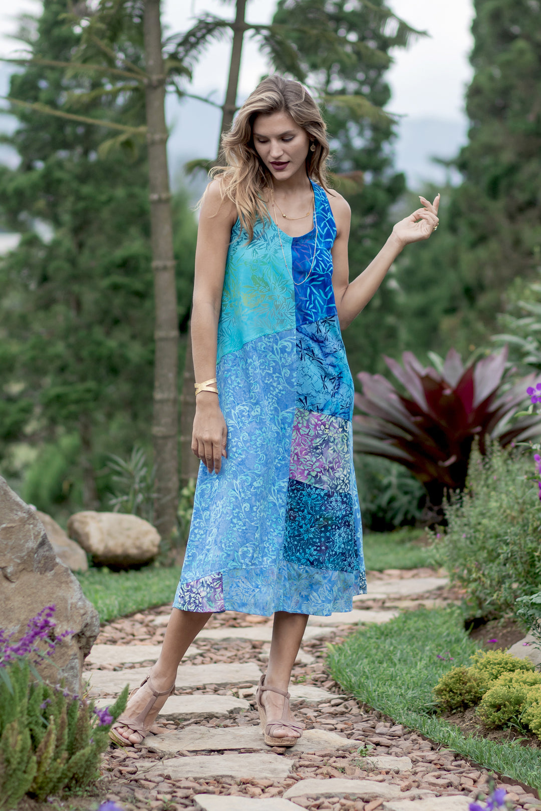 Blue Patchwork Dreams