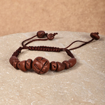 Brown Ceramic Mosaic Bracelet