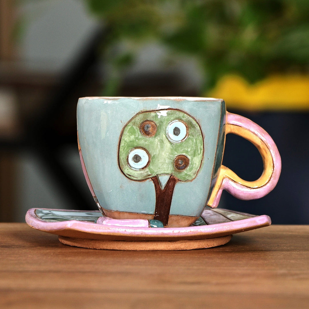 Single Coffee Cup with Plate 'Daylight'