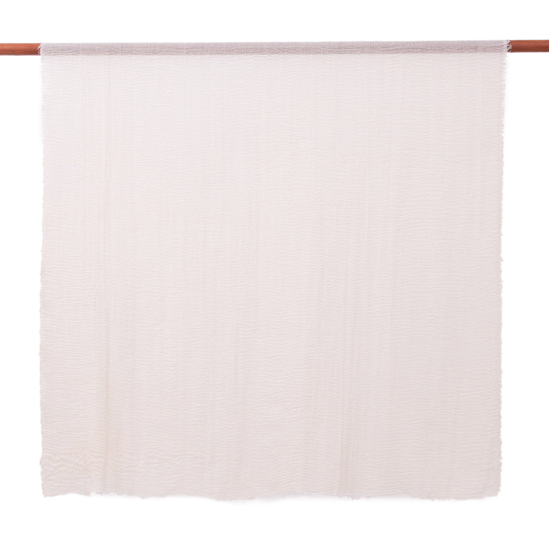 Set of 2 Lightweight Cotton Scarves in Blush and Flamingo - Pink Destiny