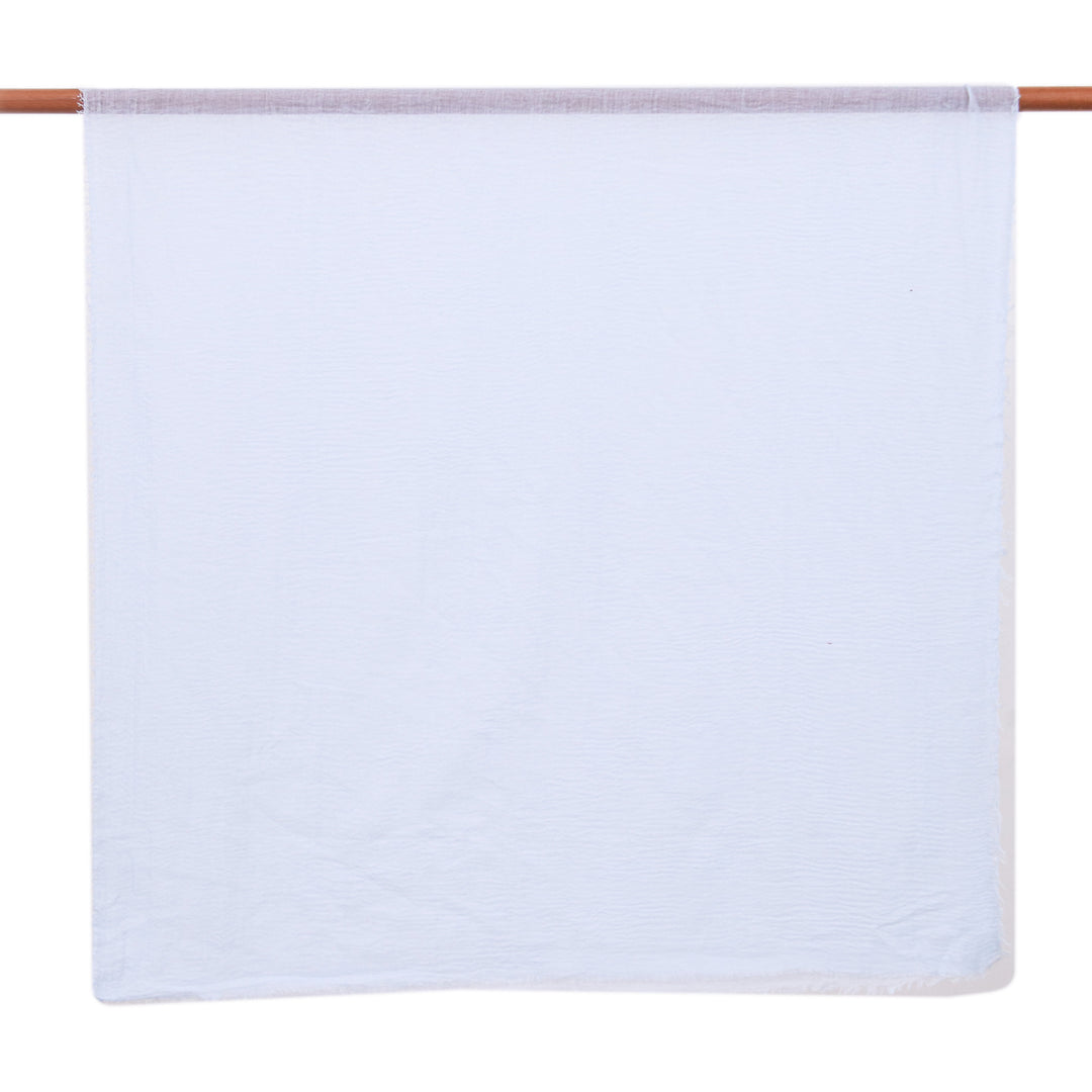 Two Hand-Woven Lightweight Blue and Purple Scarves - Elegant Vibrancy