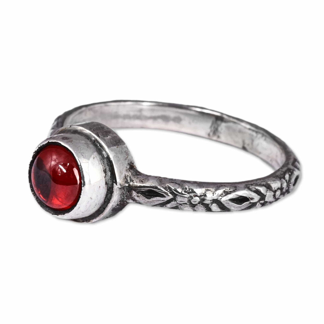 Garnet Single Stone Ring - Imperial Passion