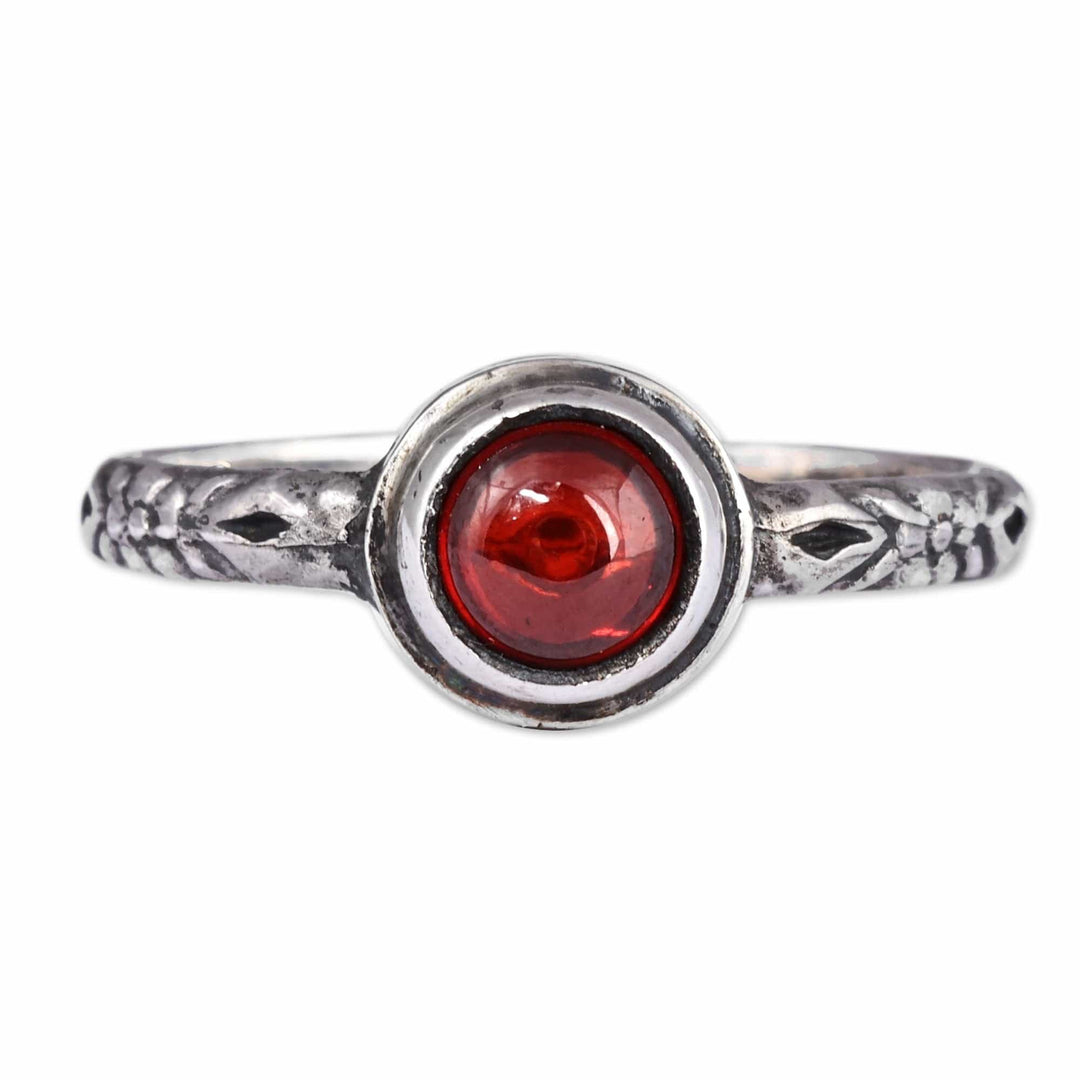 Garnet Single Stone Ring - Imperial Passion