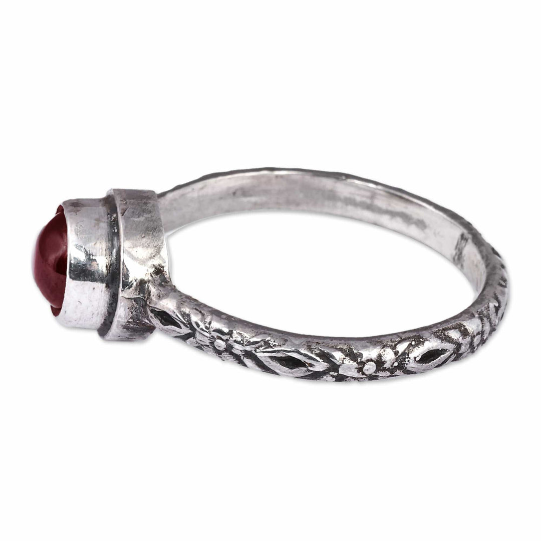 Garnet Single Stone Ring - Imperial Passion