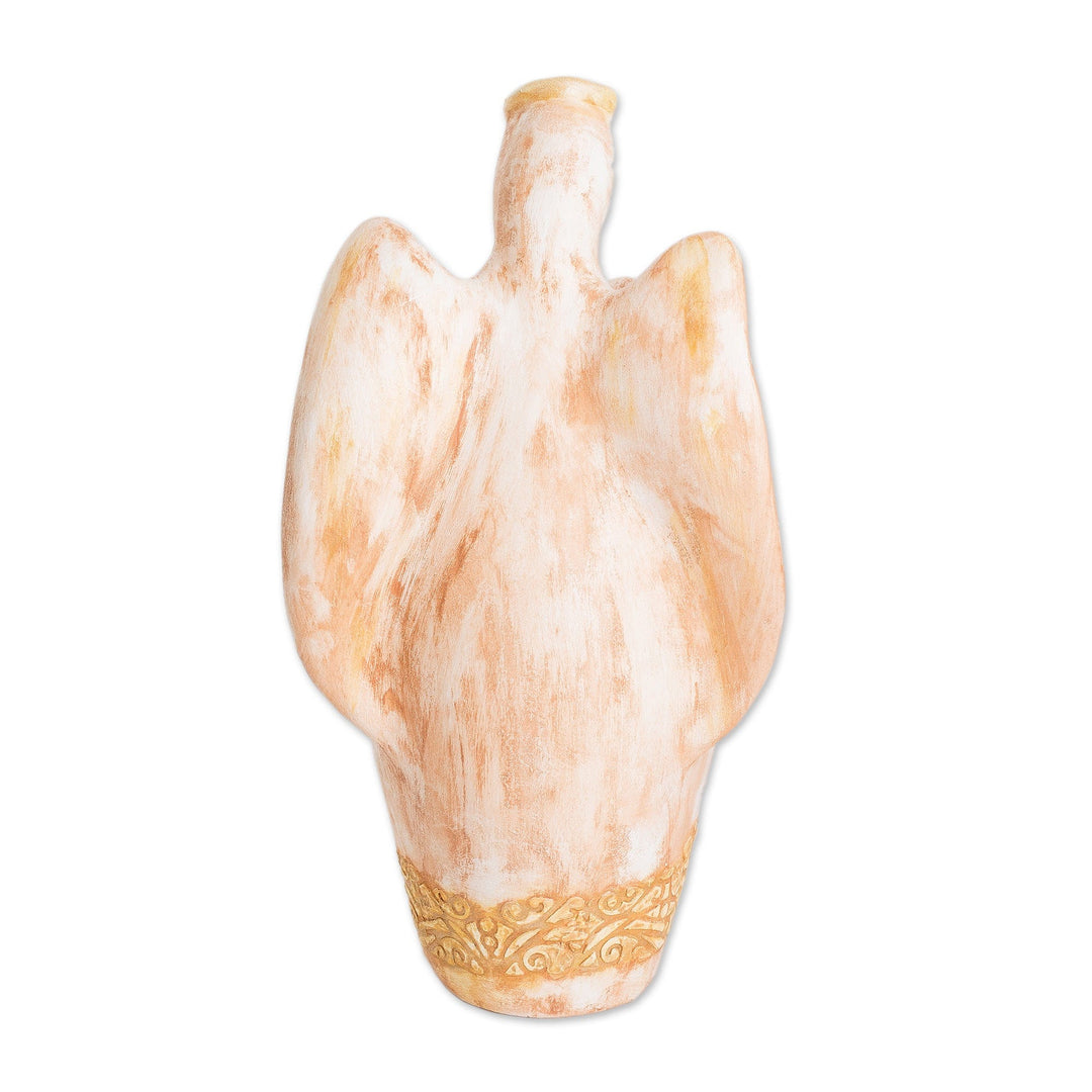 Semi-Abstract Ceramic Holy Family Sculpture (4 Pieces) - Sacred Guard