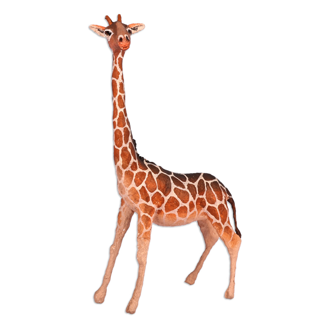 Hand-Painted Papier Mache Giraffe Sculpture from Armenia - Memorial to the Patient