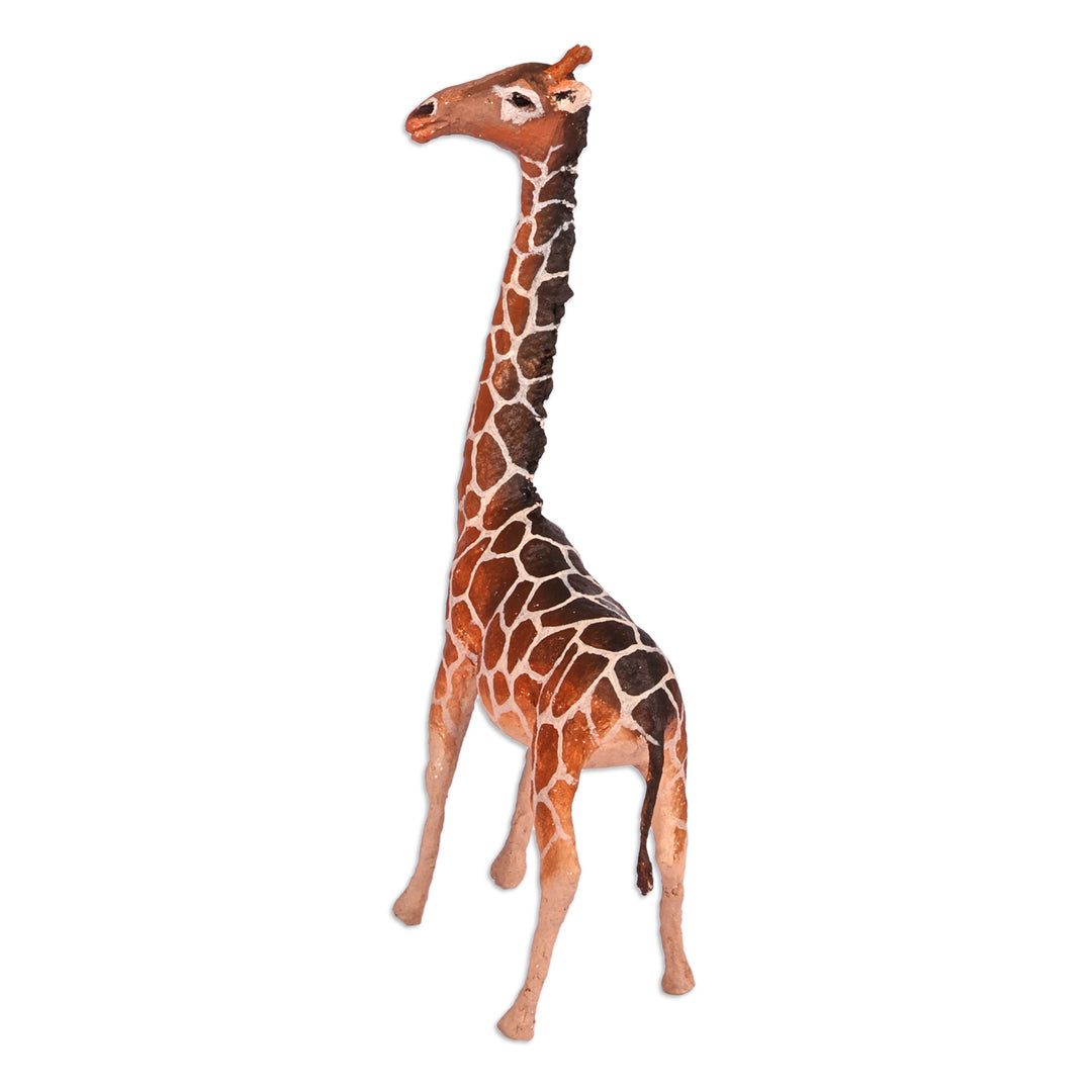 Hand-Painted Papier Mache Giraffe Sculpture from Armenia - Memorial to the Patient