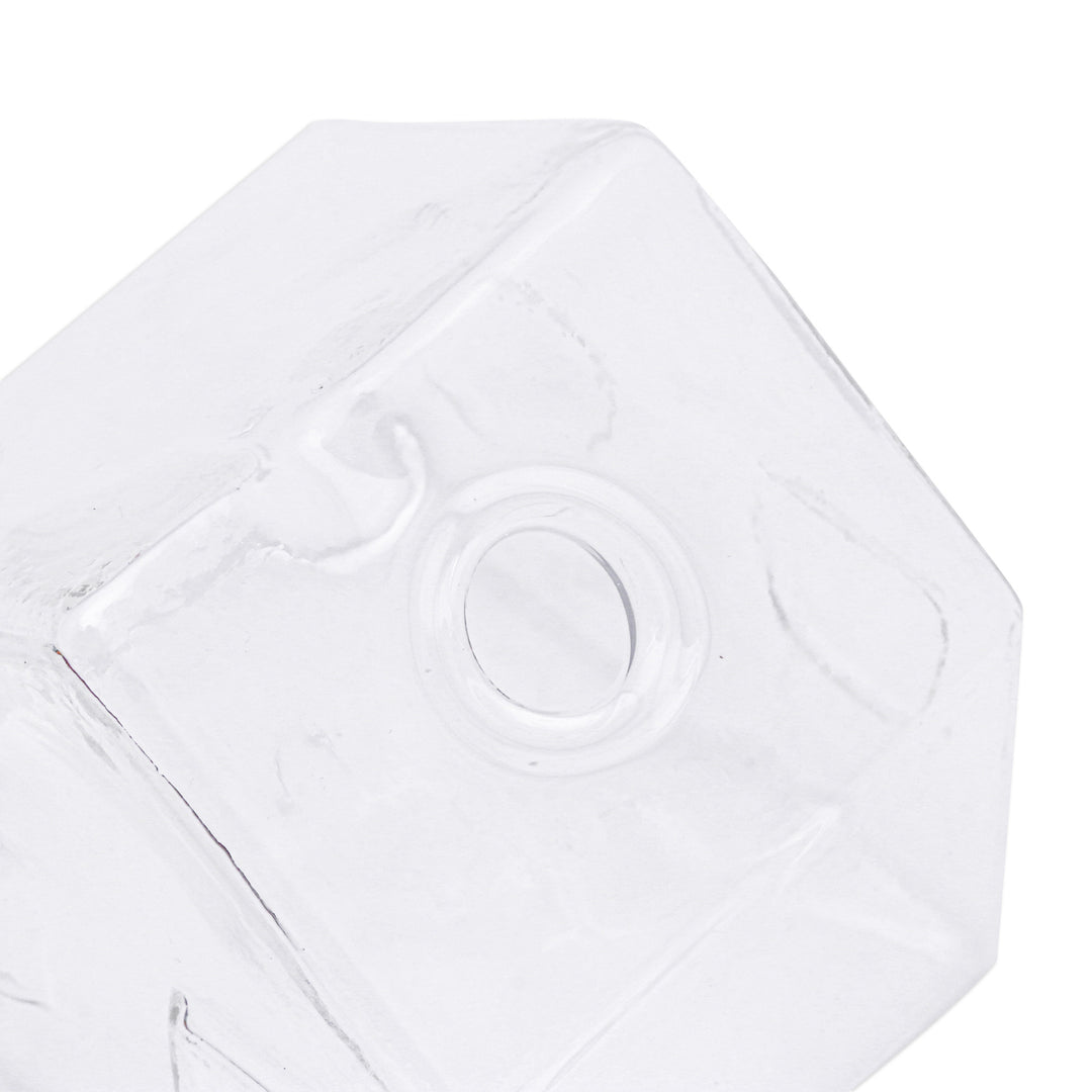 Handcrafted House-Shaped Glass Decorative Vase (Small) - Crystal Home