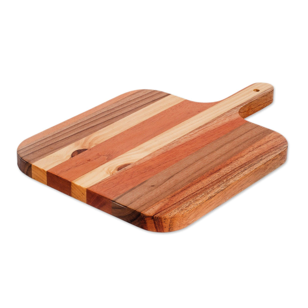 Striped Bay Laurel, Cedar and Pinewood Cutting Board - Path to Delight