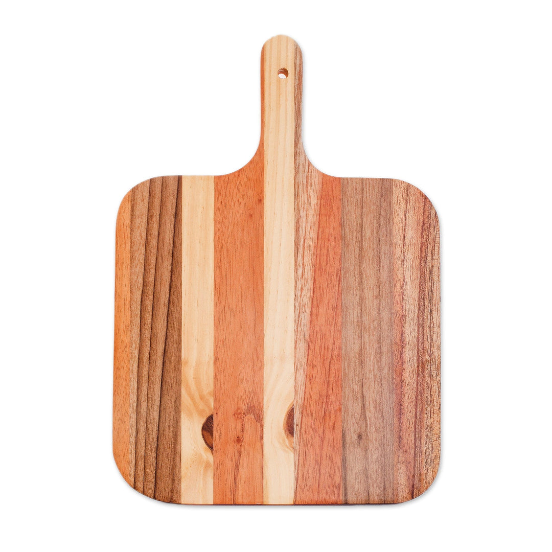 Striped Bay Laurel, Cedar and Pinewood Cutting Board - Path to Delight