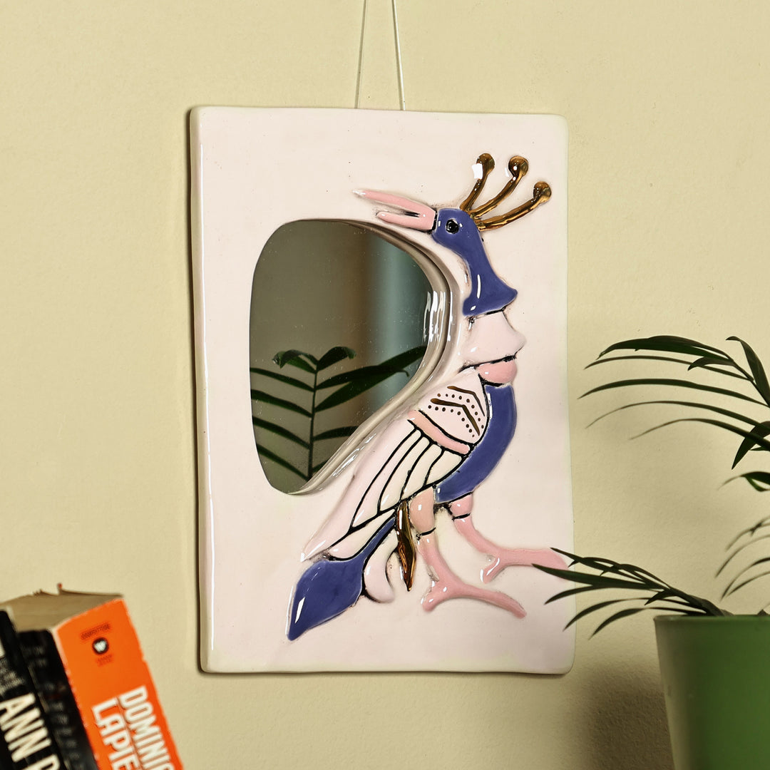 Reflection Feathers in Ivory