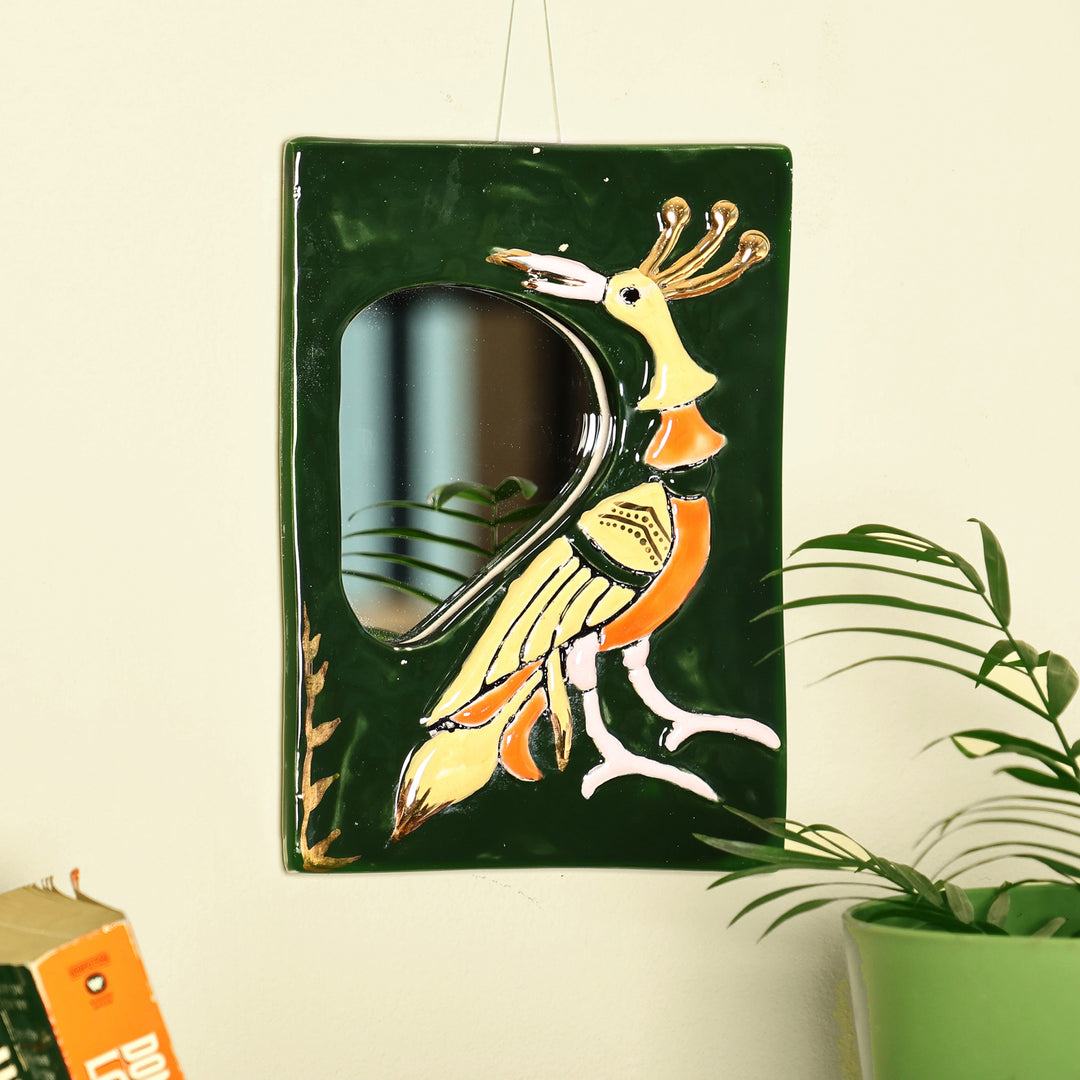 Reflection Feathers in Green