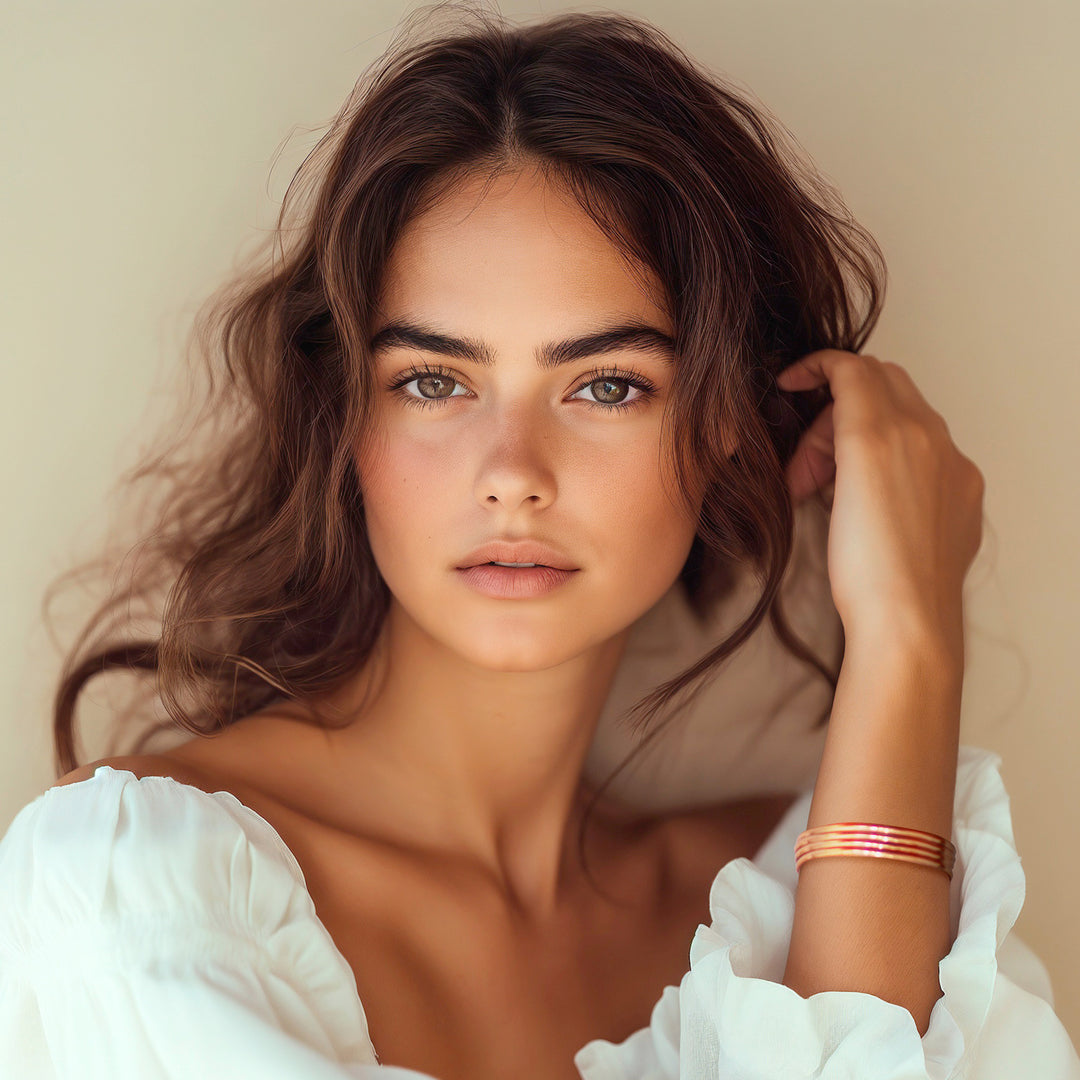 High-Polished Modern Minimalist Copper Cuff Bracelet - Modern Magnificence