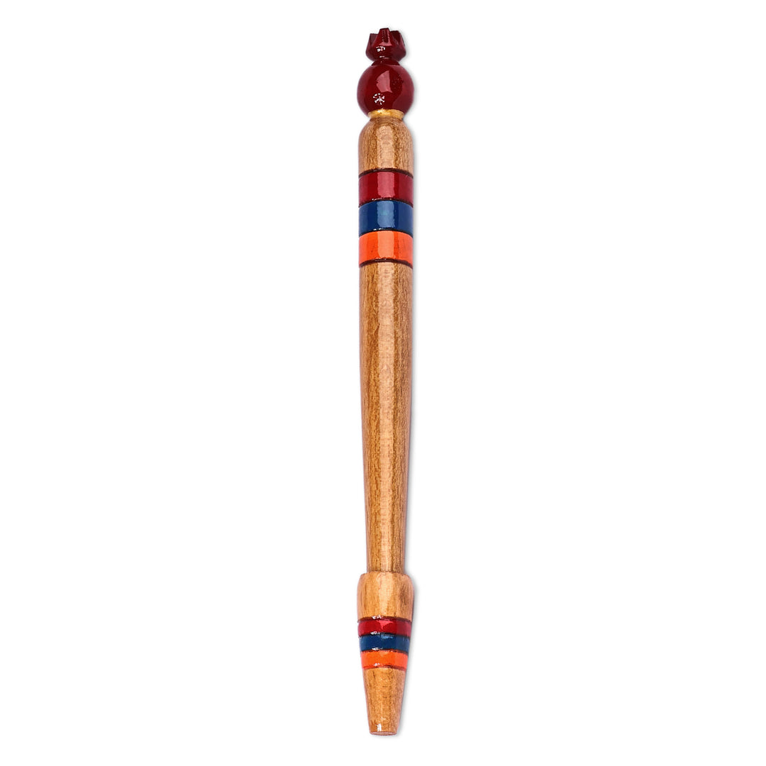 Pomegranate-Themed Classic Painted Beech Wood Pen - Pomegranate Words