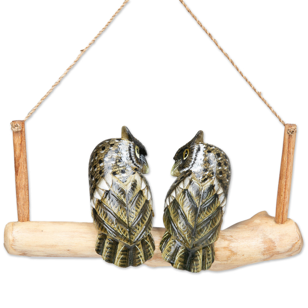 Nature-Themed Hand-Carved Wood Wall Hanging from Bali - Wise Us