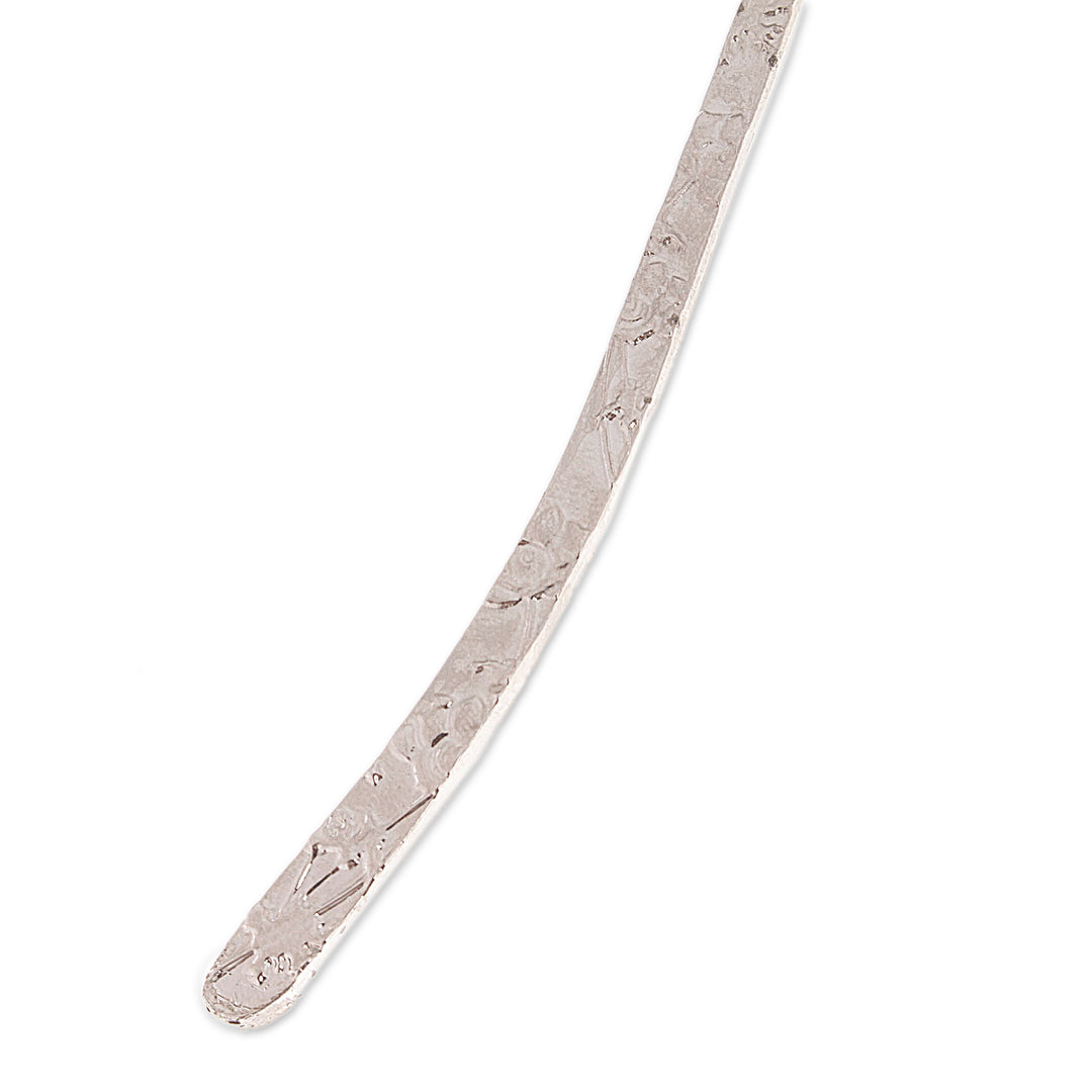 Zamac Metal Bookmark with Red Resin Heart Charm - Passionate Pages