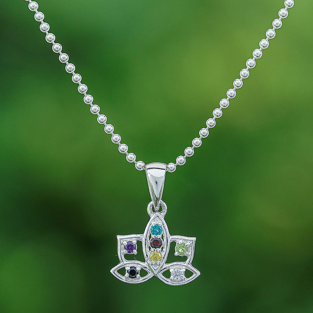Rainbow Lotus Flower
