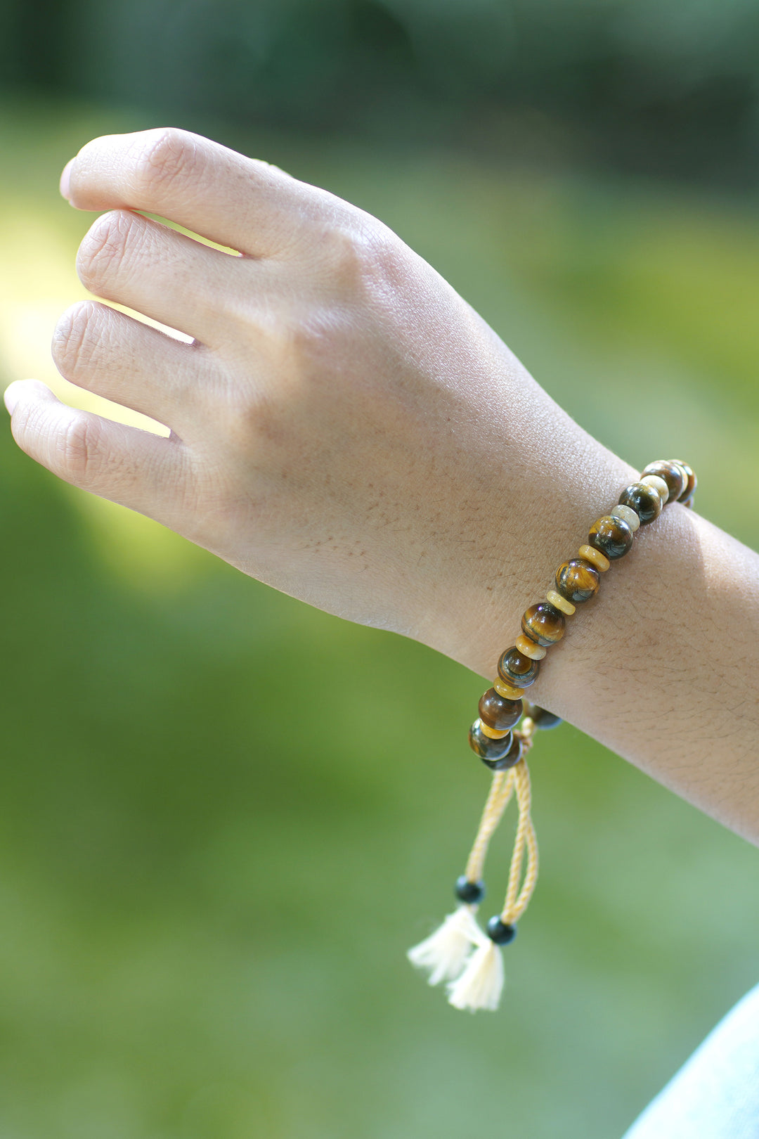 Bohemian Adjustable Multi-Gemstone Beaded Bracelet - Magical Waves