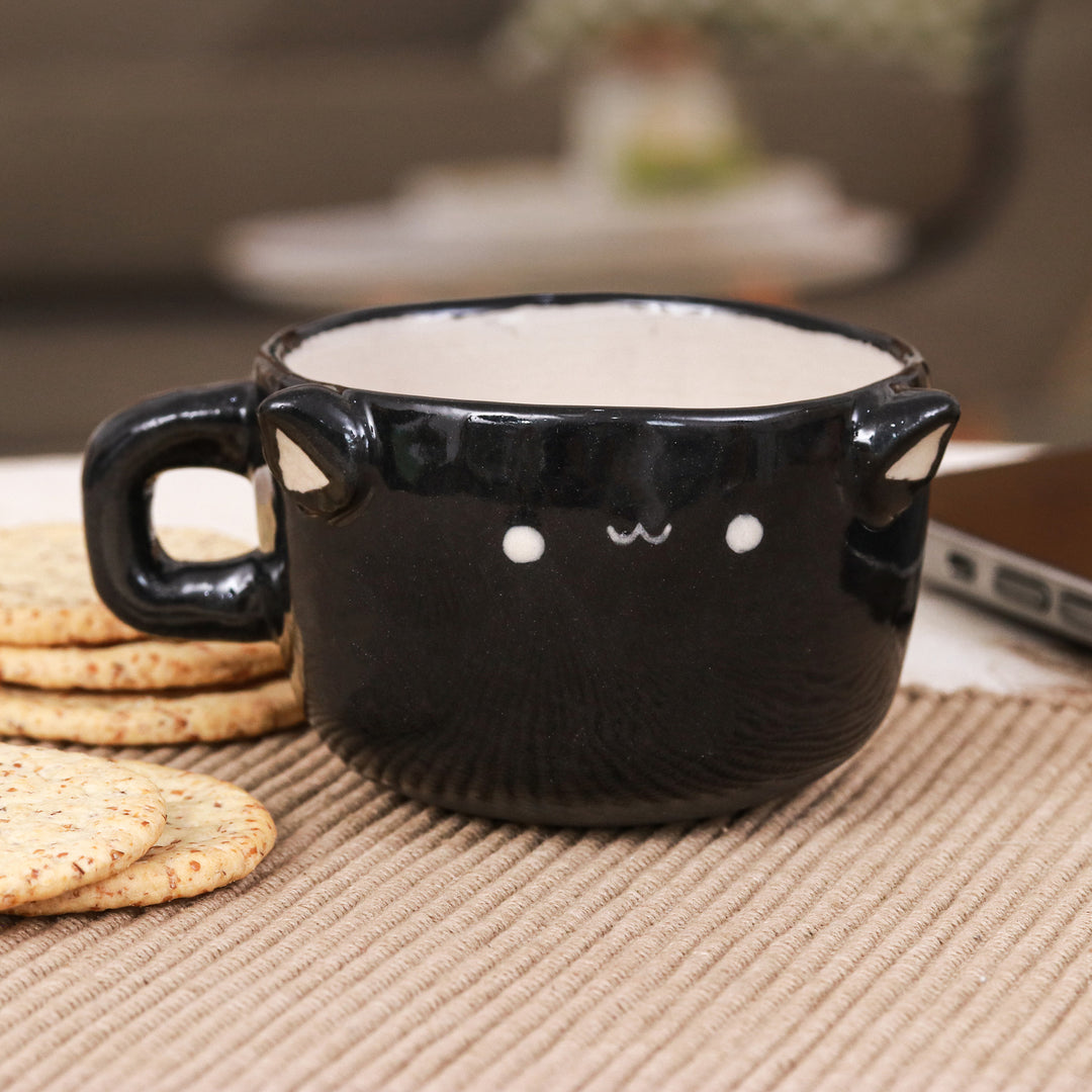 Black Cat Demitasse