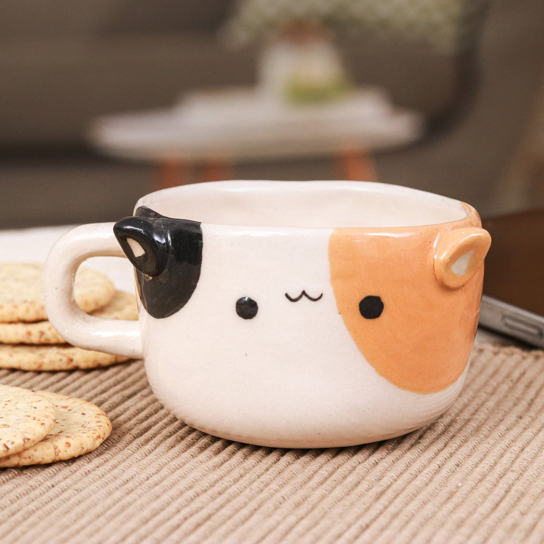 Calico Cat Demitasse