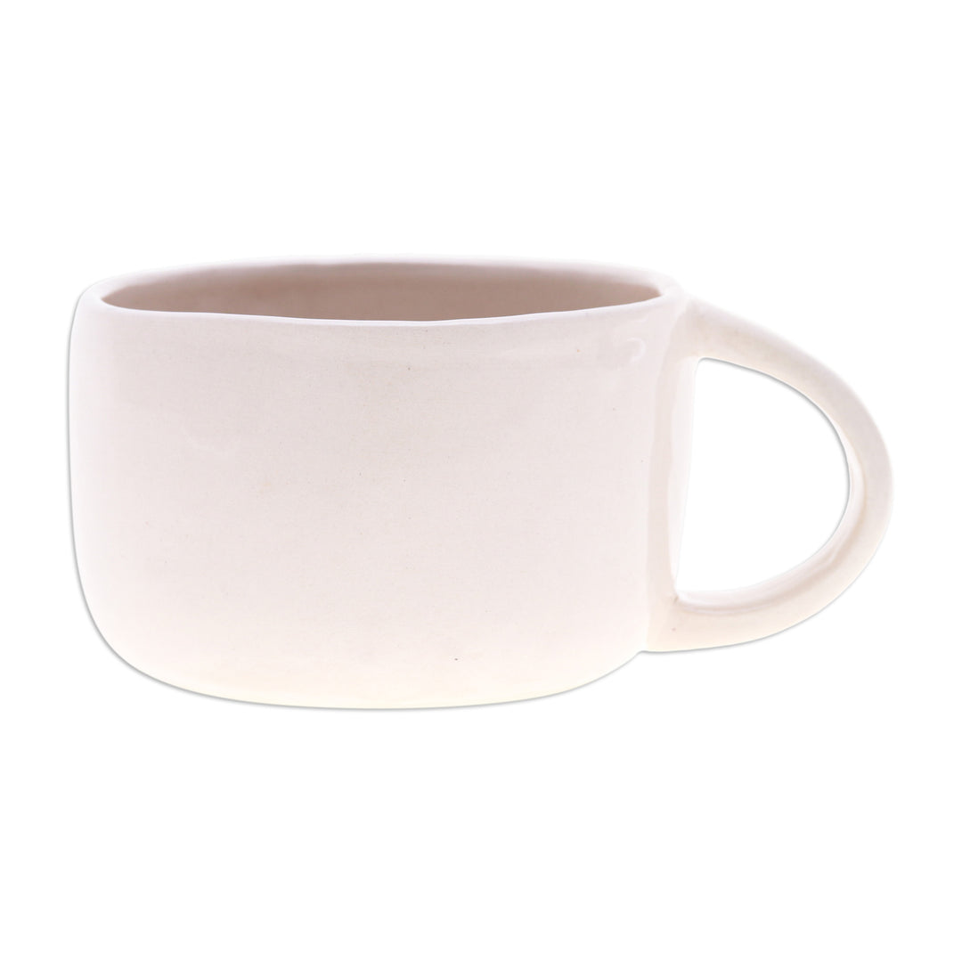 Handcrafted 6 oz Ceramic Duck Cup with Glossy Finish - Duck Elixir