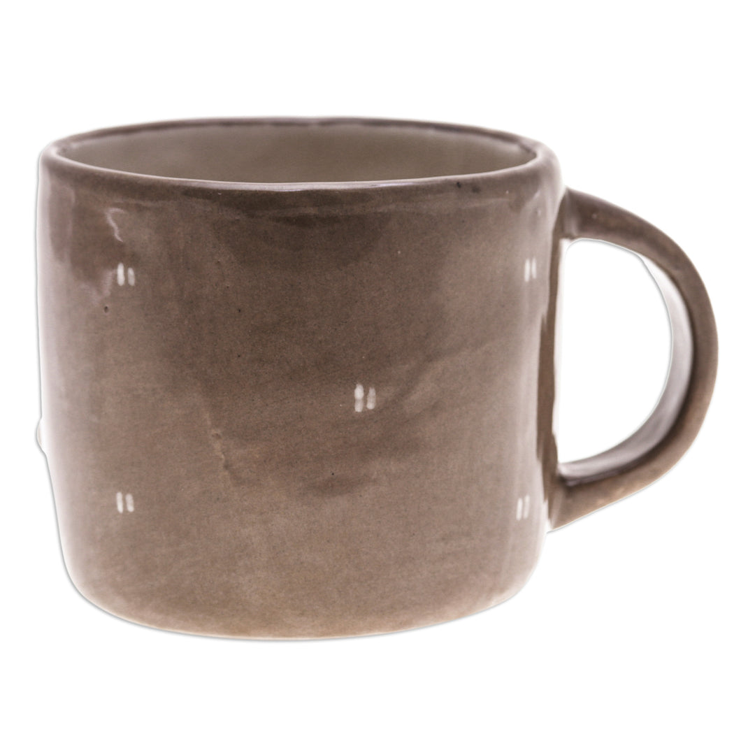 Handcrafted 9 oz Glossy-Finished Ceramic Sloth Mug - Sloth Morning