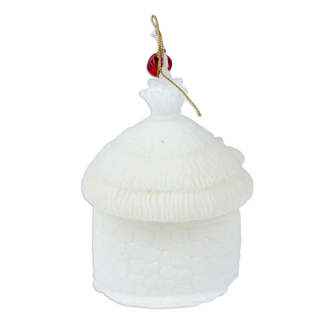 Handcrafted Nativity-Shaped Paraffin Wax Candle from Mexico - Nativity Light