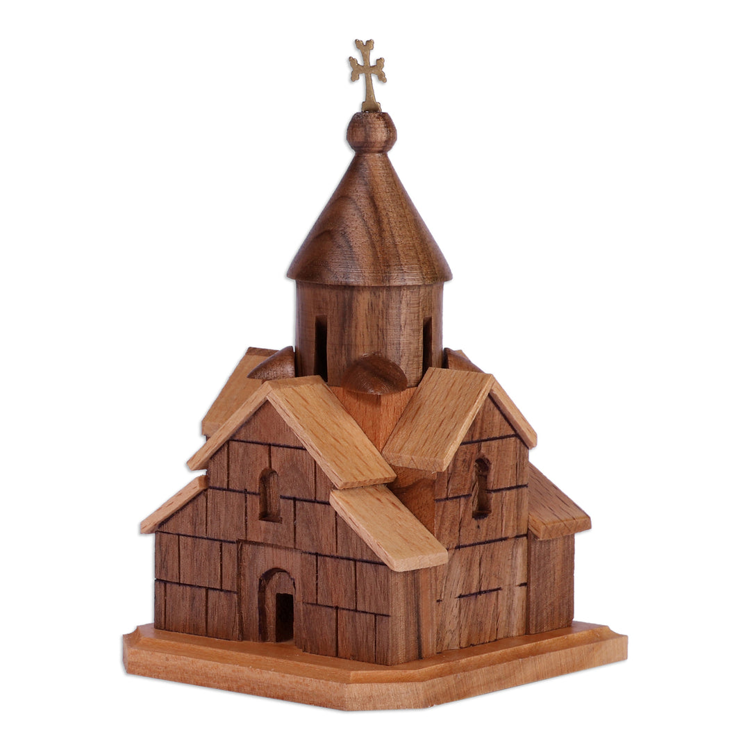 Hand-Carved Traditional Haghartsin Monastery Wood Sculpture - Haghartsin Monastery