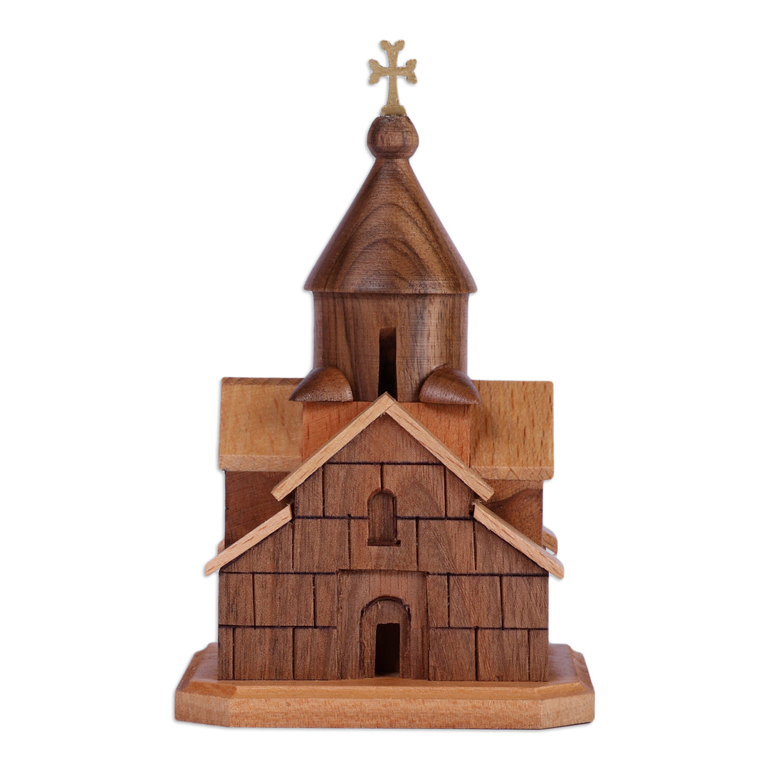Hand-Carved Traditional Haghartsin Monastery Wood Sculpture - Haghartsin Monastery