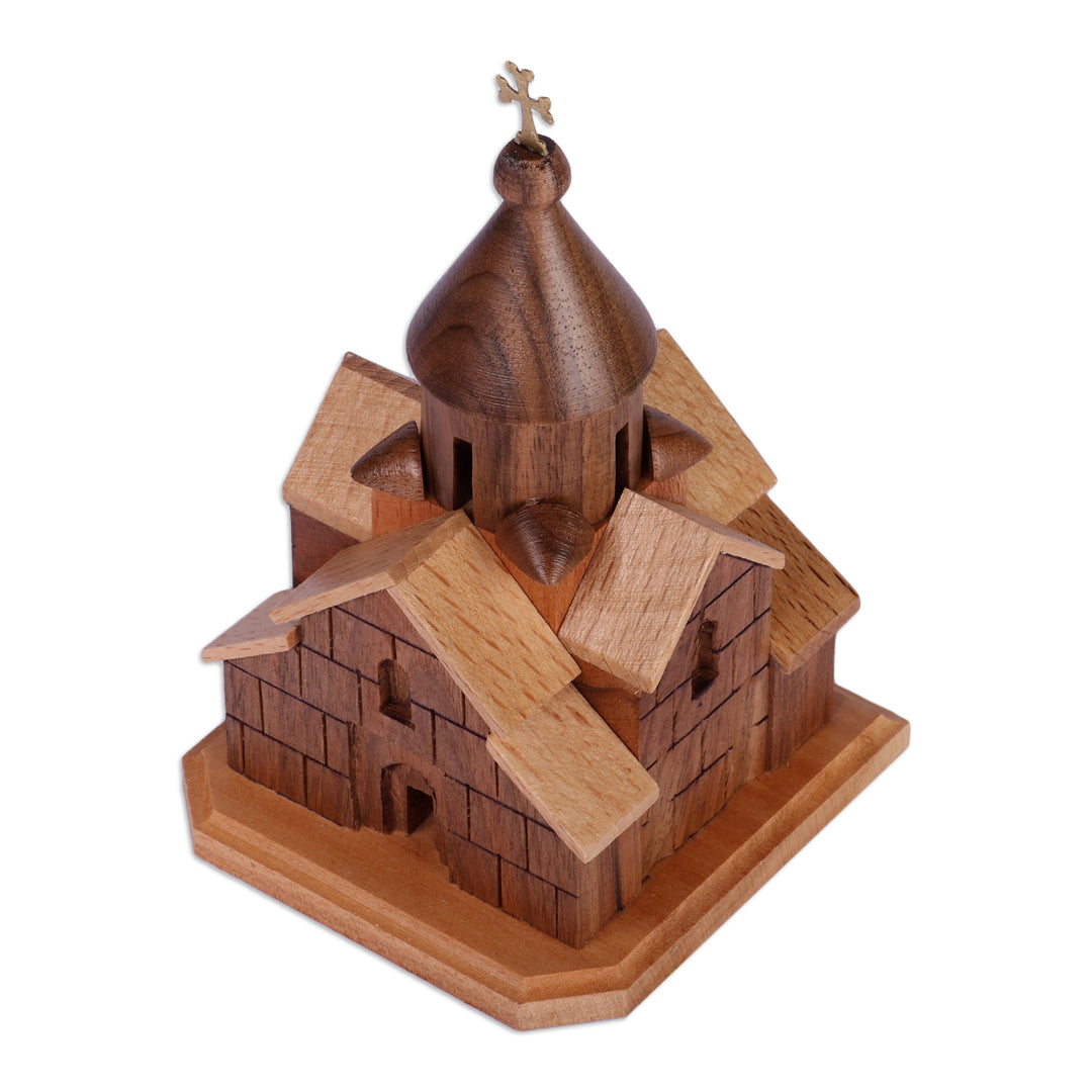 Hand-Carved Traditional Haghartsin Monastery Wood Sculpture - Haghartsin Monastery
