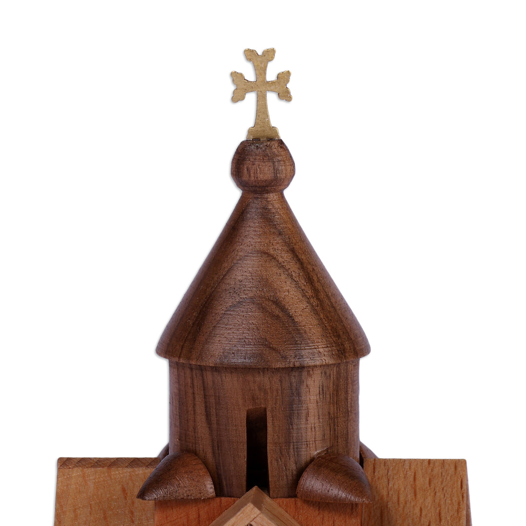 Hand-Carved Traditional Haghartsin Monastery Wood Sculpture - Haghartsin Monastery