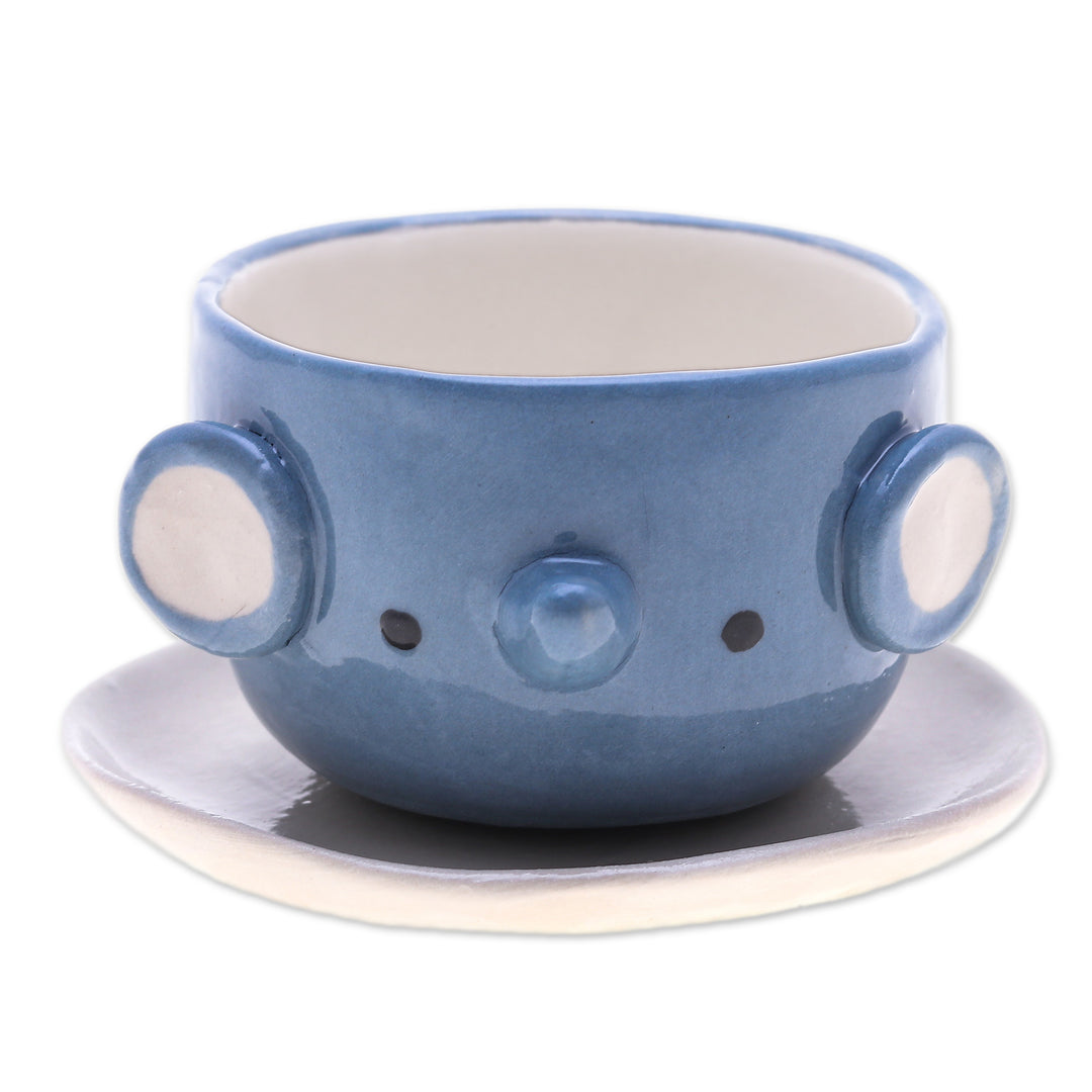 Elephant Ceramic Mini Flower Pot Made in Thailand (Small) - Elephant Spring