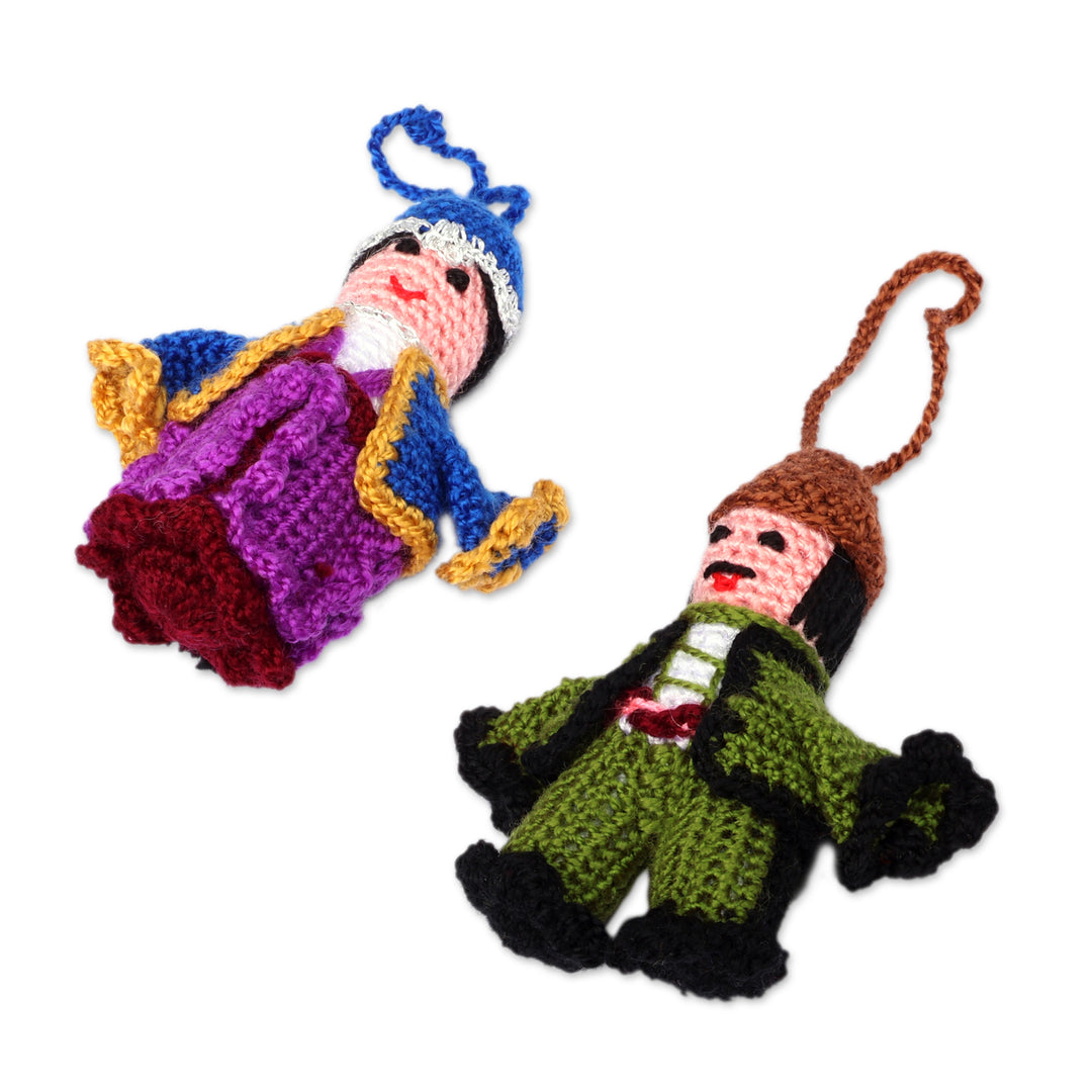 Crocheted Set of 2 Trebizond-Themed 100% Cotton Ornaments - Trebizond Pair