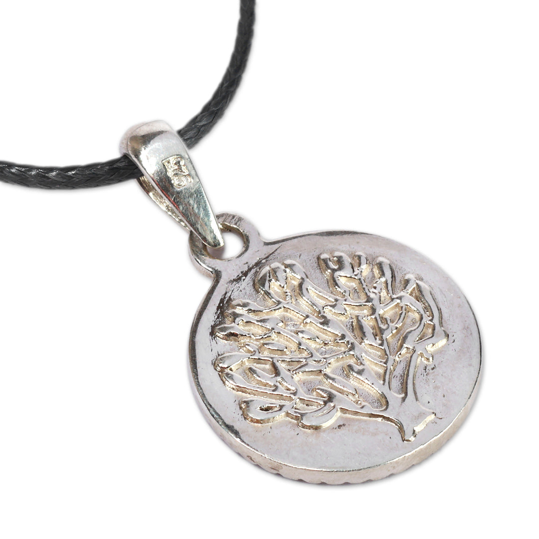 Spring-Themed Resin-Coated Natural Flower Pendant Necklace - Memory of Spring