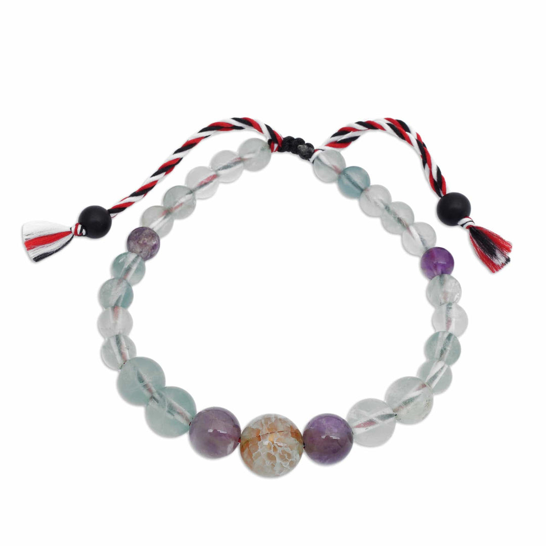 Balinese Handmade Multi-Gemstone Beaded Bracelet from Bali - Times of Intellect