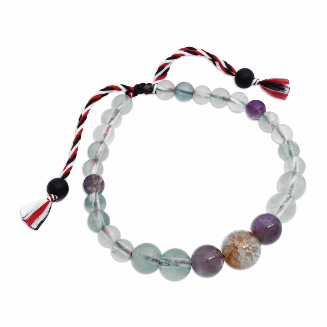 Balinese Handmade Multi-Gemstone Beaded Bracelet from Bali - Times of Intellect