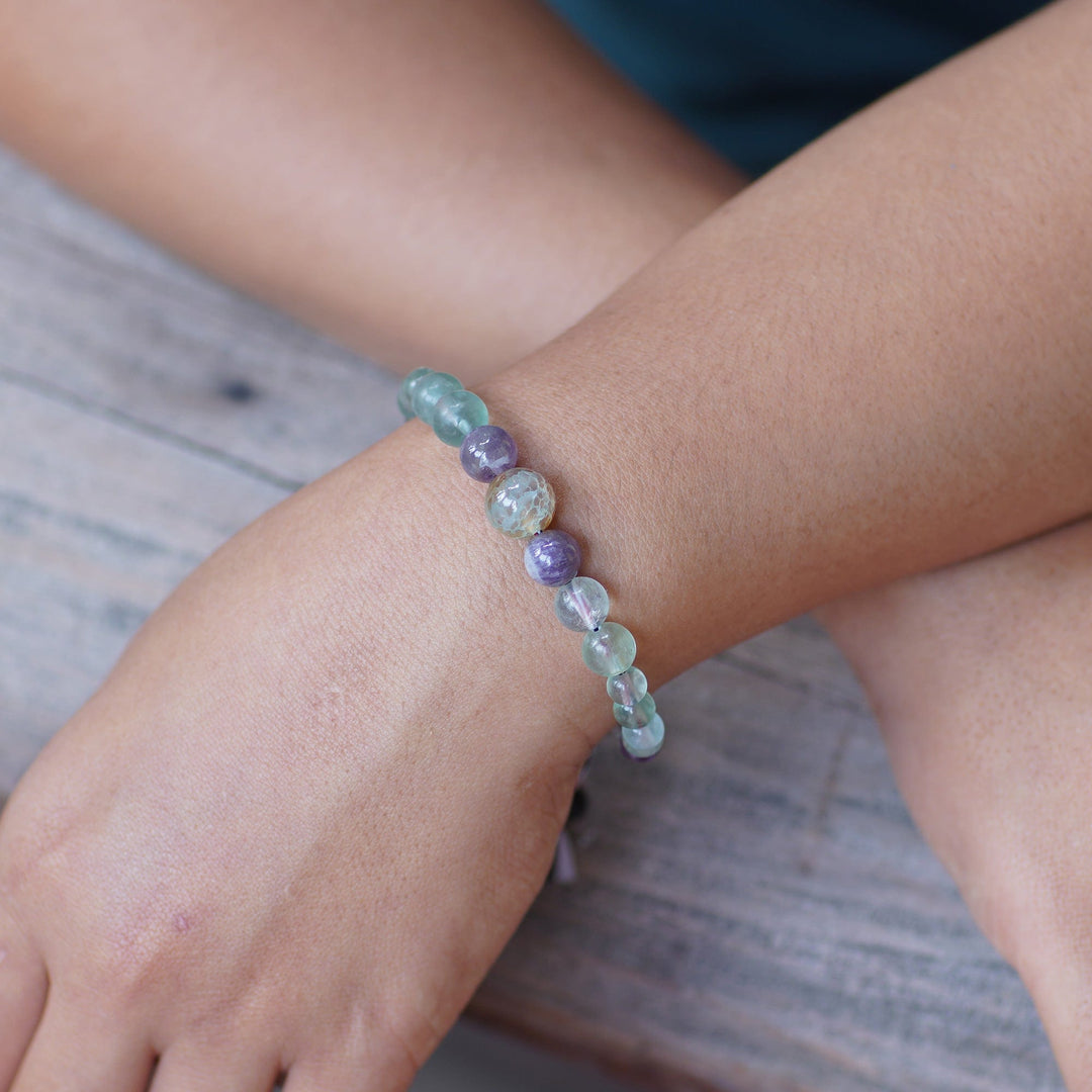Balinese Handmade Multi-Gemstone Beaded Bracelet from Bali - Times of Intellect