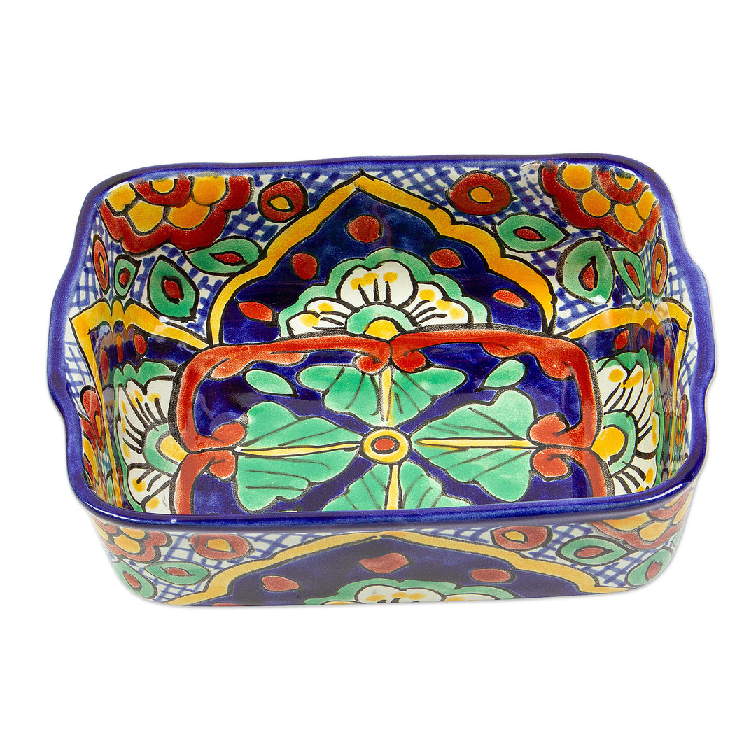 Artisan Crafted Ceramic Casserole Dish (30 Ounce) - Hidalgo Fiesta