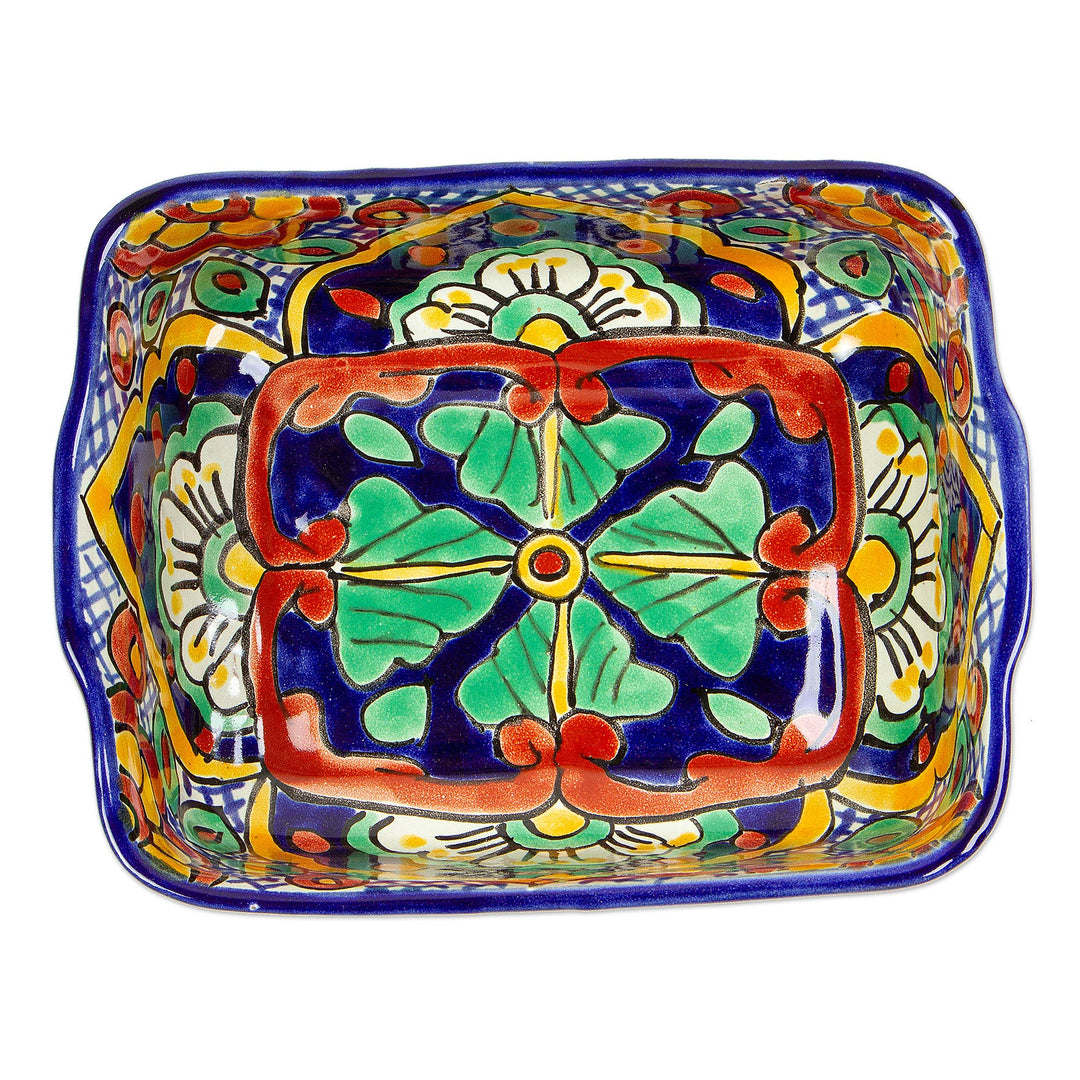 Artisan Crafted Ceramic Casserole Dish (30 Ounce) - Hidalgo Fiesta