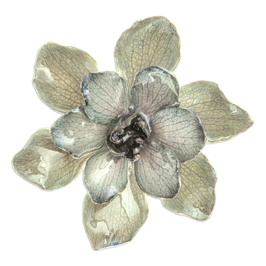 Handmade Nature-Inspired Resin-Coated Gardenia Brooch Pin - Puissant Gardenia