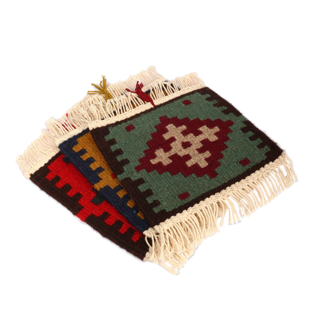 Cross-Themed 3-Piece Wool and Cotton Blend Wall Hanging Set - Devotion Eras