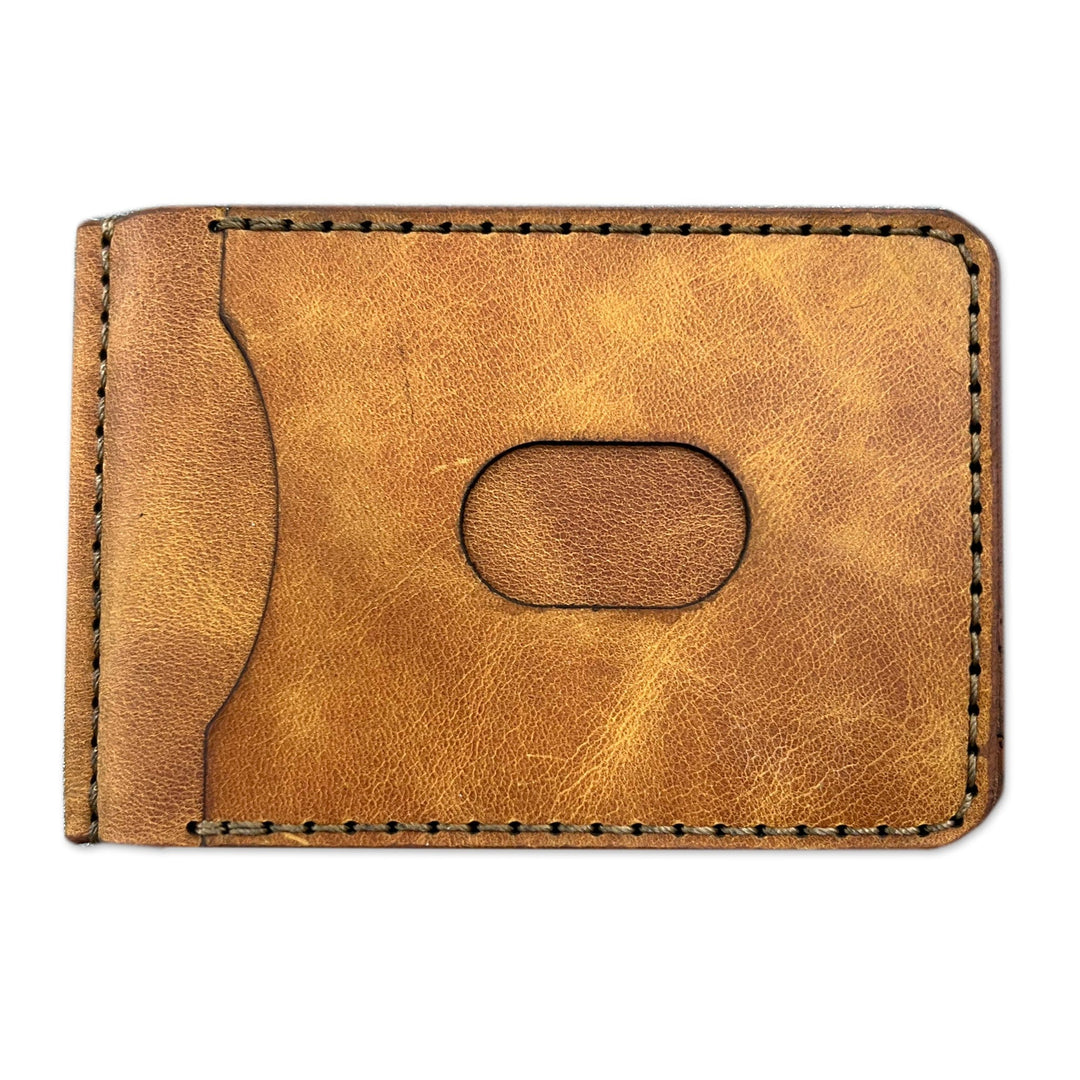 Modern Yellow 100% Leather Card Holder-Wallet from Armenia - Urban Yellow